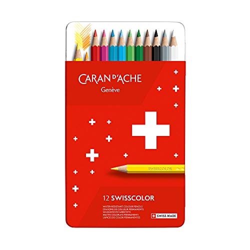 Caran d'Ache 1284712 Swisscolor Metall Etui mit 12... - Auto & Moto Amazon Allemagne à 12.45€