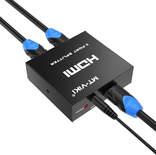 MT-ViKI Splitter HDMI 4K 1 sur 2 Sorties 1x2 pour Double... - High-Tech & Électronique Amazon France à 8.78€