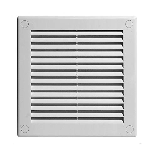 White Air Vent Grille with Anti-Insect Mesh or Fly Screen... - Maison & Cuisine en promo à 0.99€