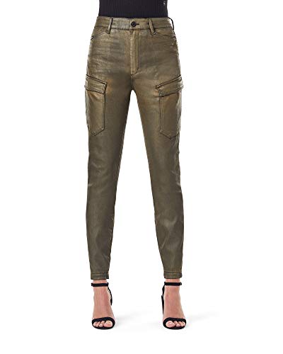 G-STAR Donna High G-Shape Cargo Skinny Pants, Verde scuro... - Sports & Fitness en promo à 45.32€