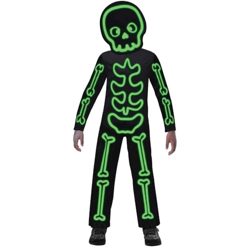 amscan 9907099 – Costume de squelette lumineux pour garçons... - Toys & Games Amazon France à 11.74€