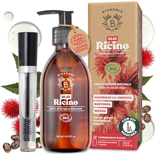 BIONOBLE Olio di Ricino Puro e Biologico + Kit Mascara... - Auto & Moto Amazon Italie à 32.40€