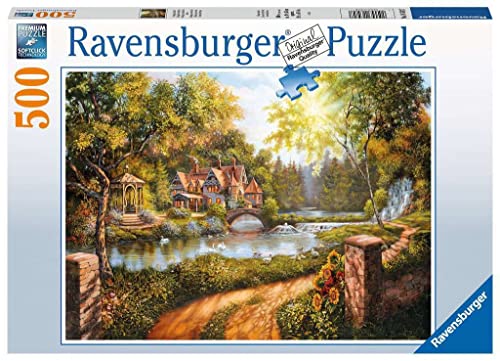 Ravensburger Puzzle 16582 - Cottage sur la rivière - Puzzle... - Jouets & Jeux Amazon France à 15.50€