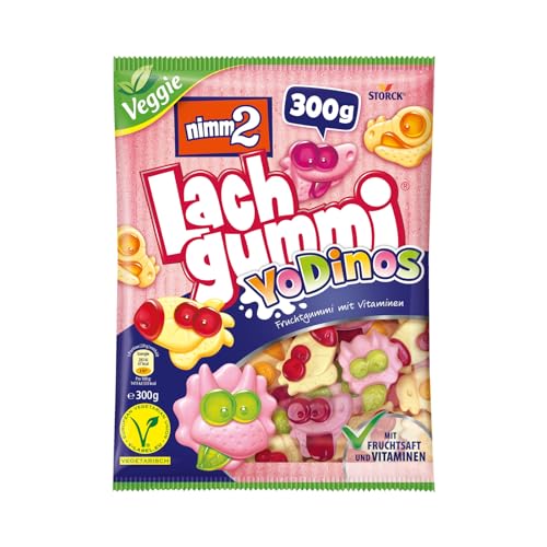 nimm2 Lachgummi YoDinos – 1 x 300g – Vegetarisches... - High-Tech & Électronique Amazon Allemagne à 2.23€