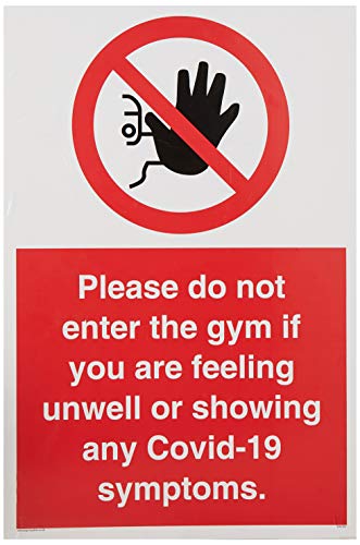 Si prega di non entrare in palestra se si sente male o... - Santé & Bien-être en promo à 20.02€