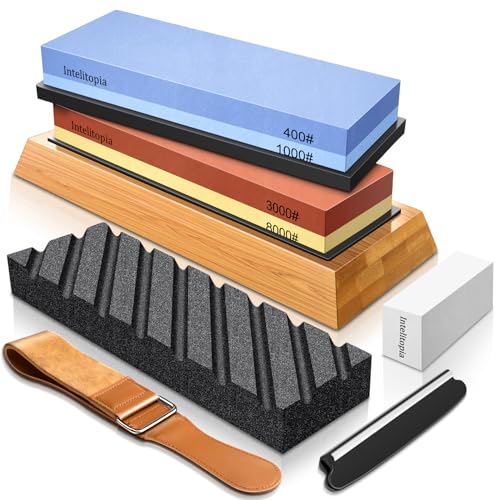 Intelitopia Komplettes Messerschärfstein Set, Dual Grit... - Maison & Cuisine Amazon Allemagne à 13.66€