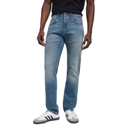 Lee Slim Fit Mvp, Pantaloni Uomo, Blu (Lenny), 46W / 34L - Maison & Cuisine en promo à 50.37€