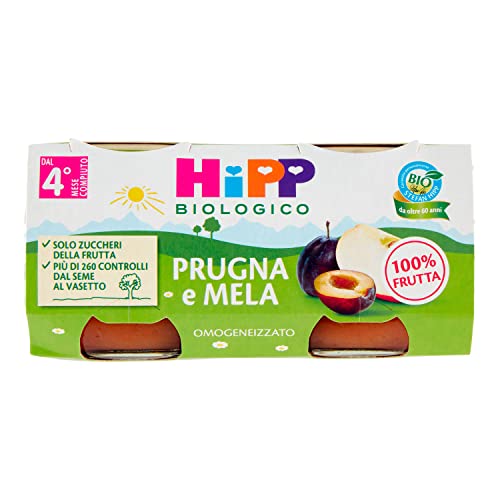HiPP Omogeneizzato Biologico di Prugna e Mela dai 4+ Mesi... - Maison & Cuisine Amazon Italie à 2.00€