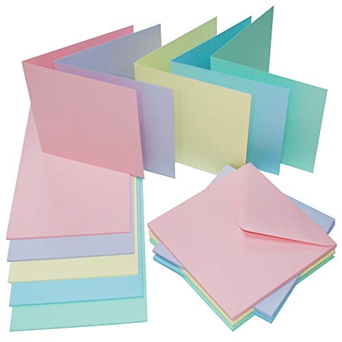 Craft UK, 50 Blank Cards and Envelopes for Card Making... - Maison & Cuisine Amazon Royaume-Uni à 7.94€