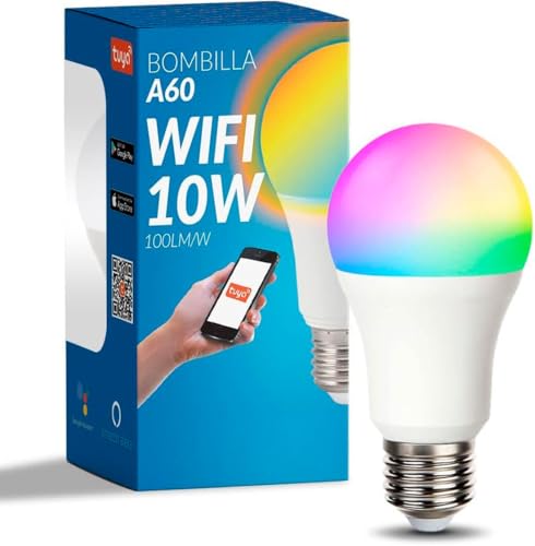 M Ledme - Ampoule LED intelligente WiFi A60 10W (Eq. 90 W)... - Tech & Electronics Amazon France à 5.52€