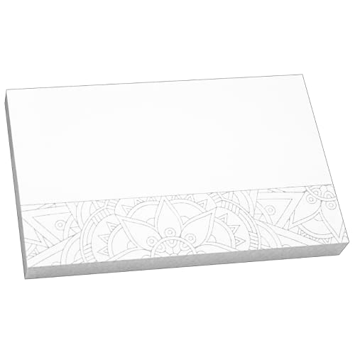 Haftnotizen Mandala Notes 125 x 75 - 1 Stück, weiß - Fournitures Bureau Amazon Allemagne à 4.37€