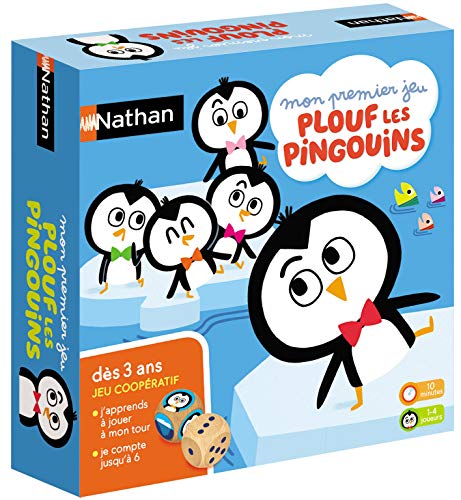 Nathan - Mon Premier Jeu Plouf Les Pingouins - Jeu... - Jouets & Jeux Amazon France à 19.12€