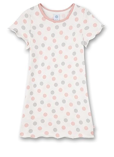 Sanetta Mädchen-Nachthemd Weiß Dots-Allover | Nachhaltiges... - Sports & Fitness Amazon Germany à 8.70€