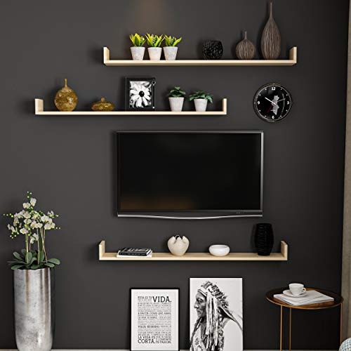 Homemania Shelf, Melamine Particleboard, Wood - Amazon Royaume-Uni à 27.68€