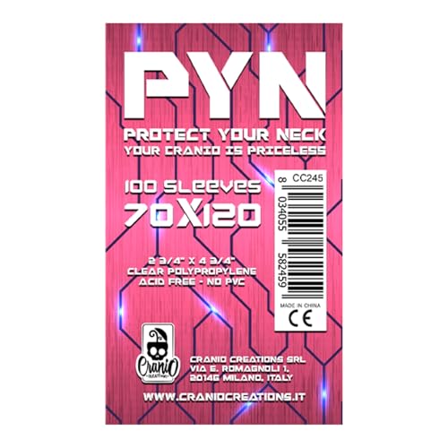 Cranio Creations CC245 PYN 100 Sleeves 70x120 - Jeux Vidéo & Consoles Amazon Italie à 2.19€