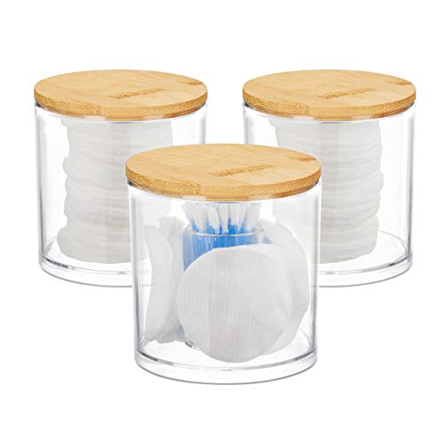 Relaxdays Cotton Swab Storage Container Set of 3, Pad... - Amazon Royaume-Uni à 17.74€
