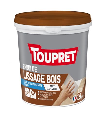 Toupret Enduit De Lissage Bois Pot 1,5 Kg - Maison & Cuisine Amazon France à 19.68€