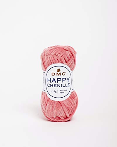 DMC - Happy Chenille, Garn zum Stricken und Häkeln 100%... - Loisirs Créatifs Amazon Allemagne à 1.70€
