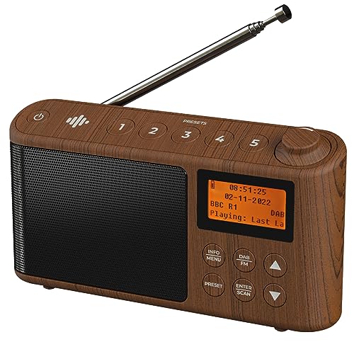 DAB Radio Portable, DAB Plus/DAB Radio, FM Radio, Small... - High-Tech & Électronique Amazon Royaume-Uni à 33.99€