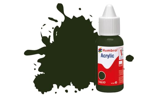 Humbrol DB0163 Peinture Acrylique n°163 Vert foncé satiné... - Jouets & Jeux en promo à 3.80€