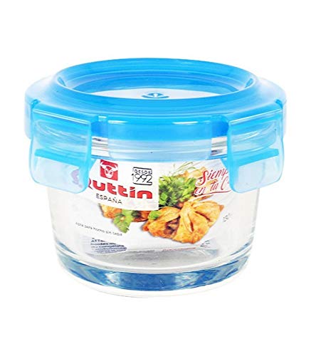 QUTTIN 105259 Lunchbox, rund, Glas, Blau, Einheitsgröße - Maison & Cuisine Amazon Allemagne à 7.55€