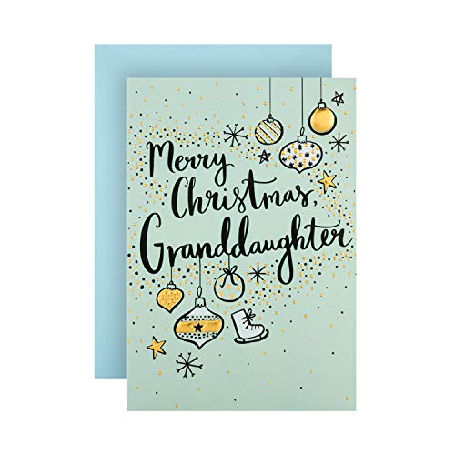 Hallmark Christmas Card for Granddaughter - Contemporary... - Auto & Moto Amazon Royaume-Uni à 0.87€