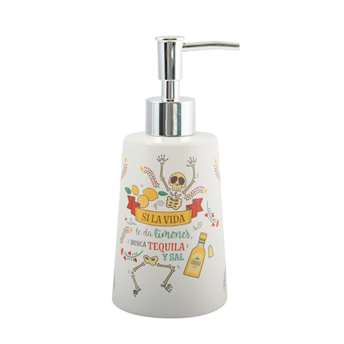 MSV Distributeur de Savon Céramique Tequila Blanc & Jaune - High-Tech & Électronique Amazon France à 8.40€