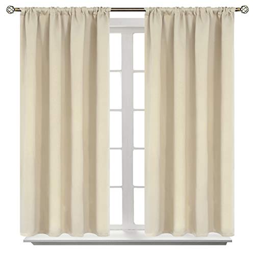 BGment Beige Verdunkelungsvorhänge für kurzes Fenster... - Maison & Cuisine en promo à 25.64€