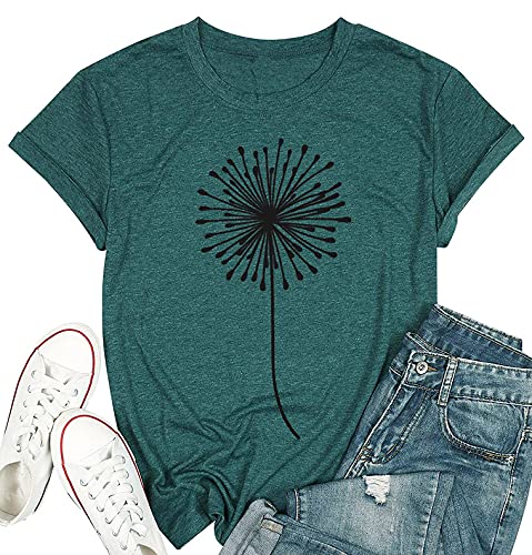 Bealatt Dandelion Make a Wish - Camiseta de Manga Corta... - Amazon Espagne à 6.63€