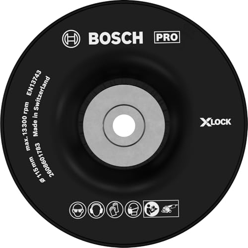 Bosch 1x Plateau de ponçage dur PRO Backing Pad, M14 (Ø 115... - Bricolage & Outils Amazon France à 14.17€