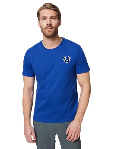 True Religion Hombre Buddha Logo Crew Neck tee, Cobalt, XXL - Mode & Vêtements Amazon Espagne à 14.97€