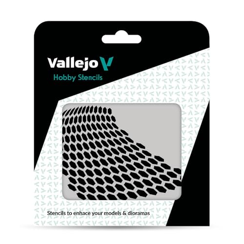 Vallejo Stencils ST-SF003 Distorted Honeycomb - Beauté & Parfums Amazon France à 5.18€