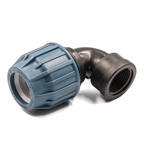 Codo de polipropileno con rosca hembra para tubería PE 20mm... - Maison & Cuisine Amazon Espagne à 1.75€