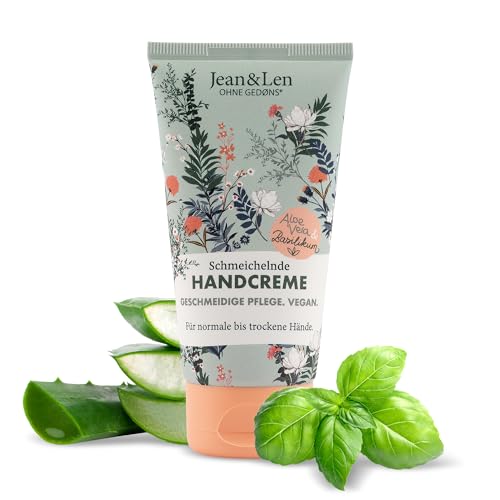 Jean & Len – Schmeichelnde Handcreme Aloe Vera & Basilikum... - Beauté & Parfums Amazon Allemagne à 1.99€