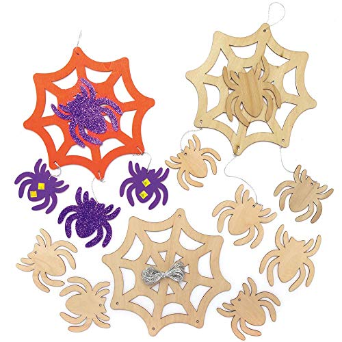 Baker Ross AX260 Décorations De Toile D’Araignée En Bois... - Jouets & Jeux Amazon France à 7.95€
