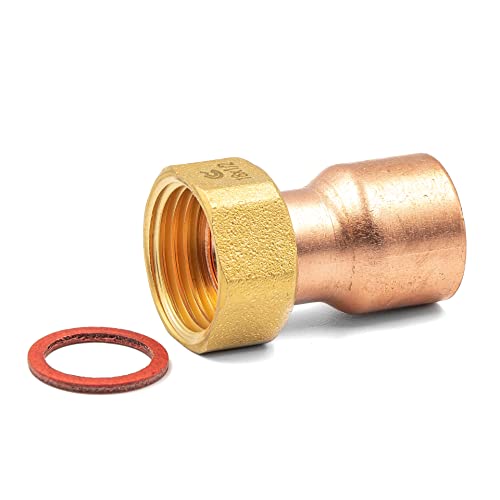 Accesorio de cobre para soldar unión móvil recta para tubo... - Bricolage & Outils Amazon Espagne à 1.78€