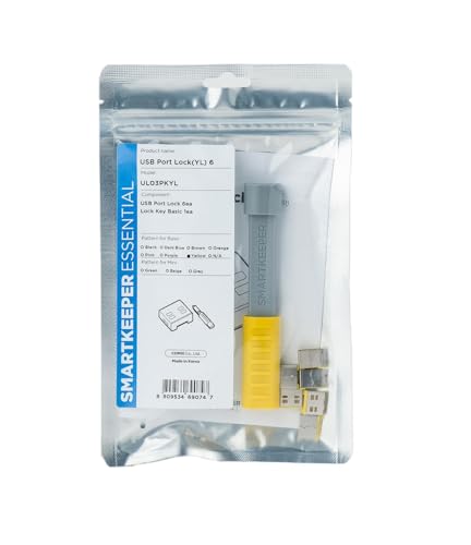 SmartKeeper ESSENTIAL / 6 x USB A-Port Blockers mit 1 x... - High-Tech & Électronique Amazon Allemagne à 13.36€