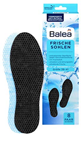 Balea - Plantillas frescas negras tamaño 39-41 - 8 pares/16... - Jardin & Extérieur en promo à 0.99€