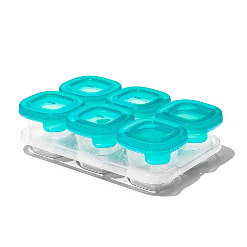 OXO Silicone Baby Blocks- 2oz, Teal, 2 oz - Bébé & Puériculture Amazon France à 36.94€
