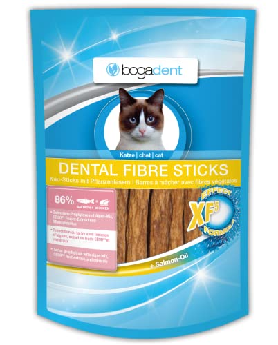 Bogadent Dental Fibre Sticks salmone gatto, 50 g - Beauté & Parfums Amazon Italie à 4.25€
