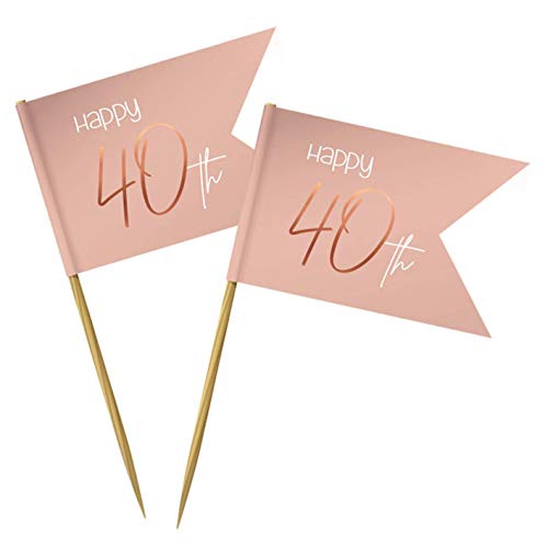 Folat 67840 Partypicker Elegant Lush Blush 40 Jahre - 36... - Home & Kitchen Amazon Germany à 5.48€