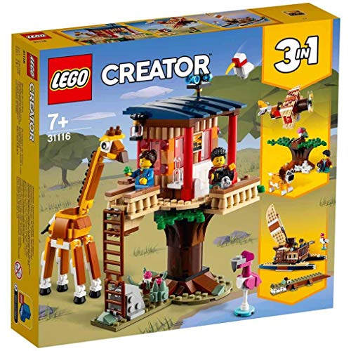LEGO 31116 Creator 3-en-1 La Cabane dans l’Arbre du Safari... - Toys & Games Amazon France à 29.99€