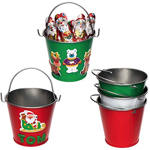 Baker Ross AX302 Mini Weihnachtseimer Bastelset für Kinder... - Jouets & Jeux Amazon Allemagne à 5.43€