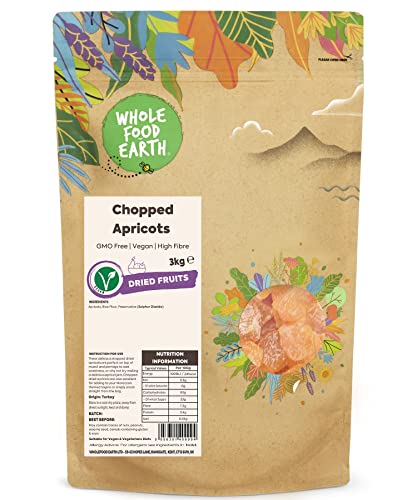 Wholefood Earth Chopped Apricots 3 kg | GMO Free | High... - Amazon Royaume-Uni à 17.70€
