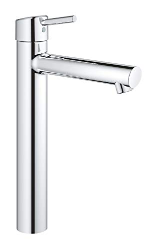 GROHE Concetto Single-Lever Basin Mixer with Smooth Body an... - Maison & Cuisine Amazon Royaume-Uni à 155.19€