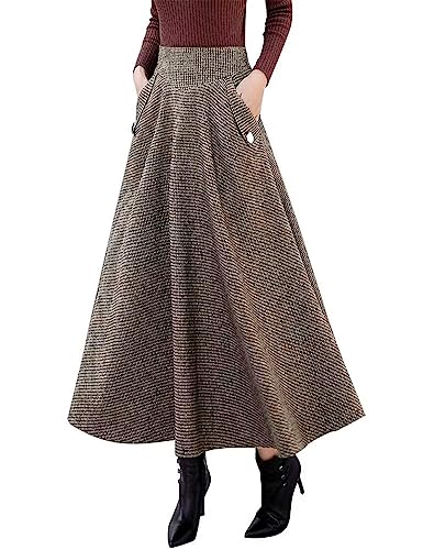 Ylingjun Calda gonna lunga in lana per donna inverno... - Mode & Vêtements Amazon Italie à 35.73€