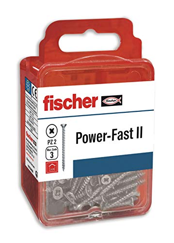 fischer 557483 Spanplattenschrauben PowerFast II CZF 3,5x30... - Maison & Cuisine en promo à 6.41€