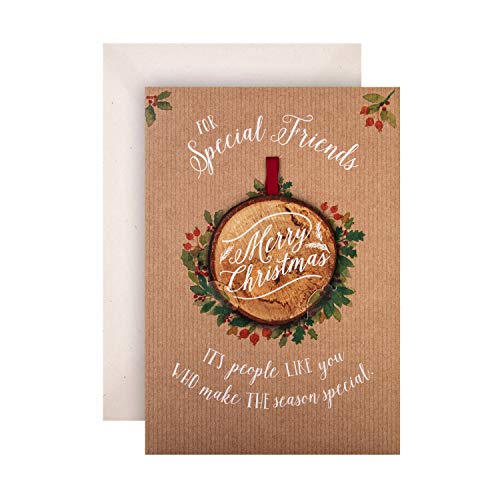 Hallmark Christmas Card for Friends - Contemporary Design... - Auto & Moto Amazon Royaume-Uni à 2.21€