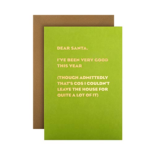 Funny Christmas Card from Hallmark - Dear Santa - Auto & Motorcycle Amazon UK à 2.00€