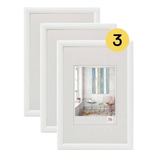 walther design Cadre Photo Blanc 40 x 60 cm Lot de 3, Cadre... - Amazon France à 40.99€